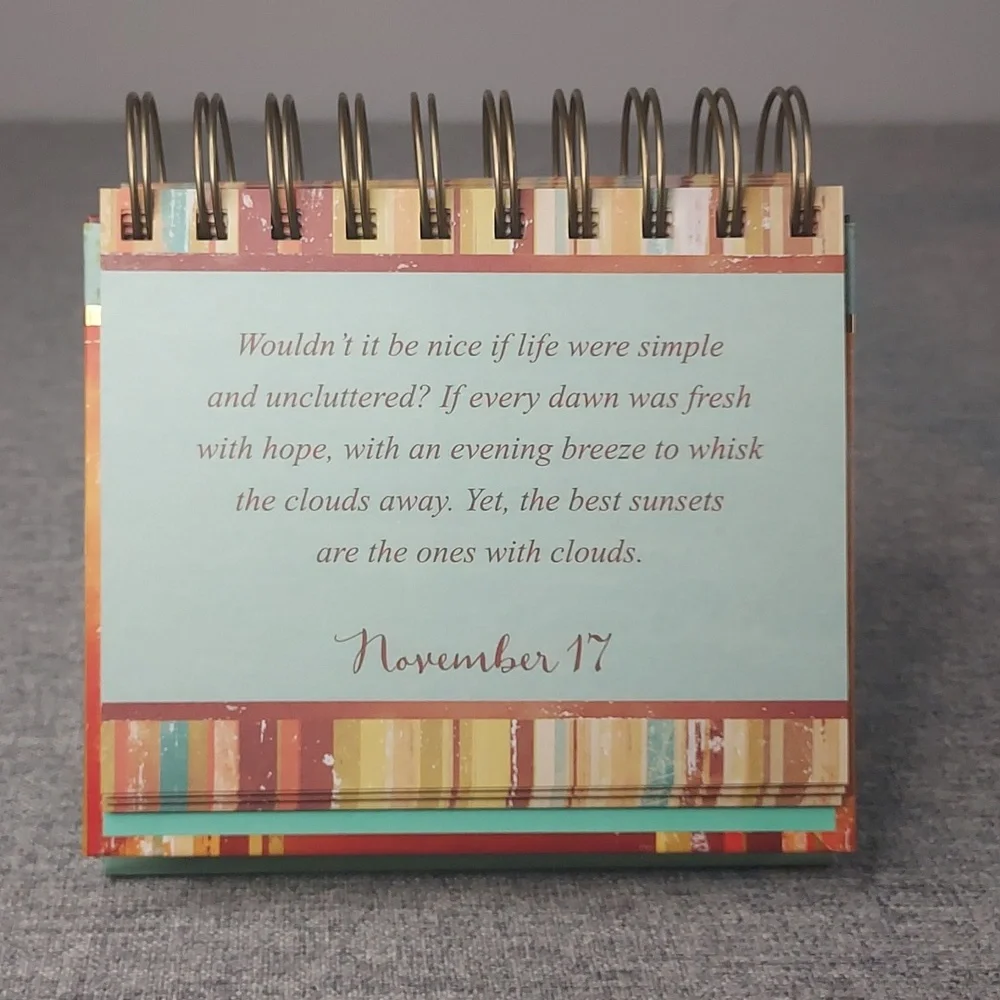 DaySpring Joy For Today 365 Day Perpetual Flip Inspirational Spiritual Calendar